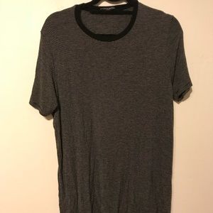 Brandy Melville gray/black striped mini dress